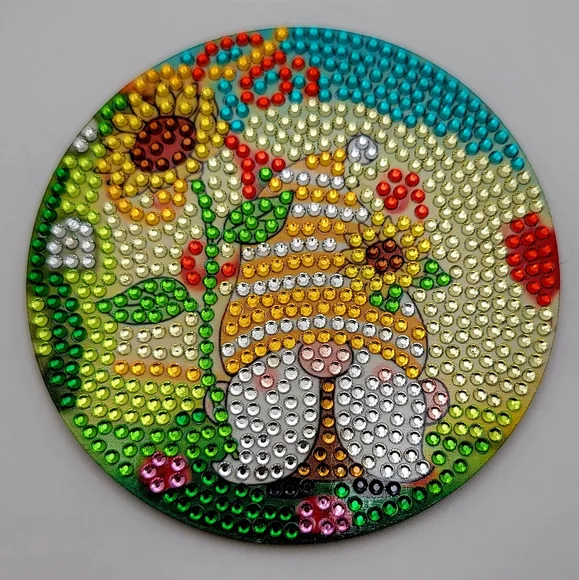 Colorful Sunflower 🌻 Gnome Coaster Floral Multiuse - Picture 4 of 4